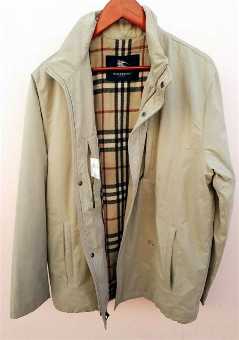 used mens burberry coat